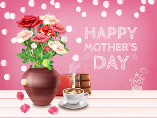 Sweet Mothers Vase Background