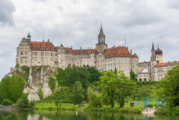 Fototapeta na wymiar Sigmaringen, Germany - located in the Black Forest, very close to the source of the river Danube, Sigmaringen is famous for its Medieval fortress