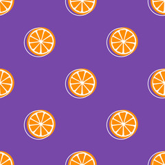 seamless pattern with citrus fruits