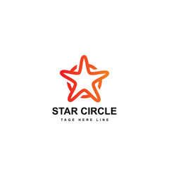 star circle logo template