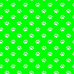 Vector seamless pattern with cat or dog,kitten or puppy footprints. Can be used for wallpaper,fabric, web page background, surface textures.