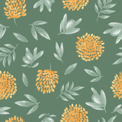 Meadow floral pattern