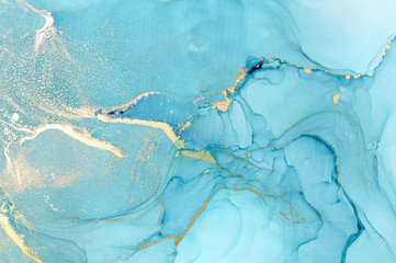 Fluid Art . Abstract colorful background, wallpaper. Mixing acrylic paints. Modern art. Marble...