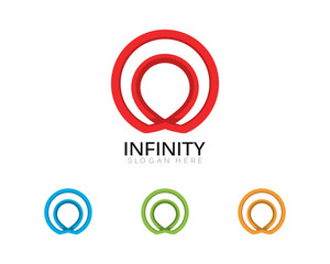 Infinity logo Vector Logo template