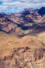 Degollada de las Yeguas canyon, Gran Canaria Spain.