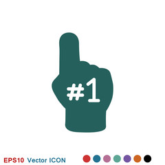 Champion vector icon, flat design for web or mobile app, award symbol.