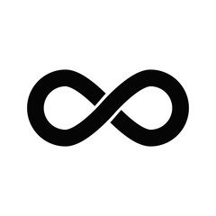 Infinity symbol icons vector illustration. Unlimited, limitless symbol, sign. Infinity icon jpg.