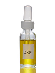 Medicinal cannabis CBD, THC oil bottle