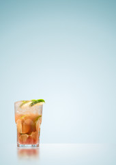 Summer cocktails and with lemonade, for menu