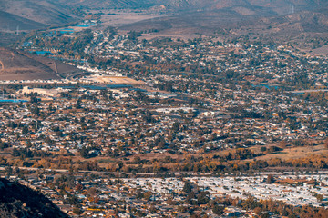 San Diego, USA, 2018. City infrastructure, residential district, view from above. Real estate, accommodation concept