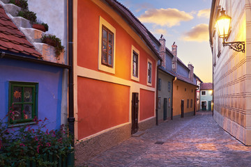 Golden lane in Prague