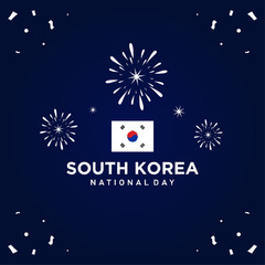 South Korea National Day Vector Design Template