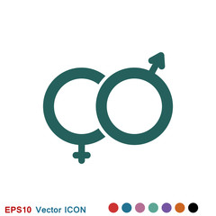 Erotic vector icon for adult only content, flat illustration