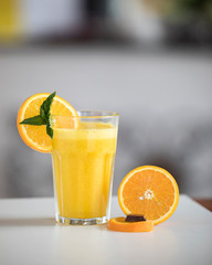 glass of orange juice