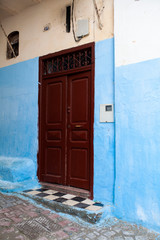 Puerta antigua en Tánger, Marruecos