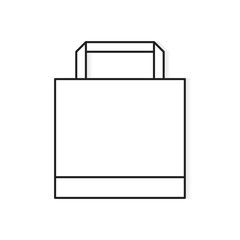 shopping bag icon- vector illustration