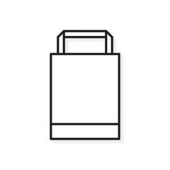 shopping bag icon- vector illustration