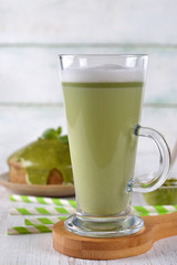Matcha green tea latte