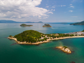 Fototapeta premium 大島空撮