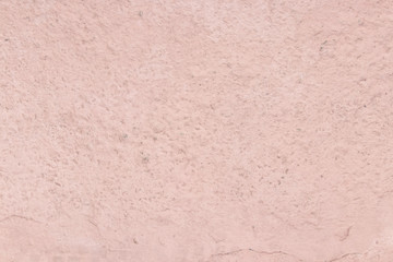 Pastel pink wall. Background for design. Copy space.