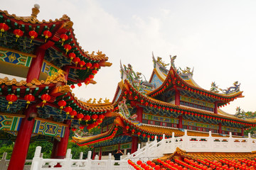 Fototapeta na wymiar Thean Hou temple in Kuala Lumpur