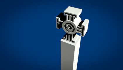 War of Independence Victory Column in Tallinn 3D illustration