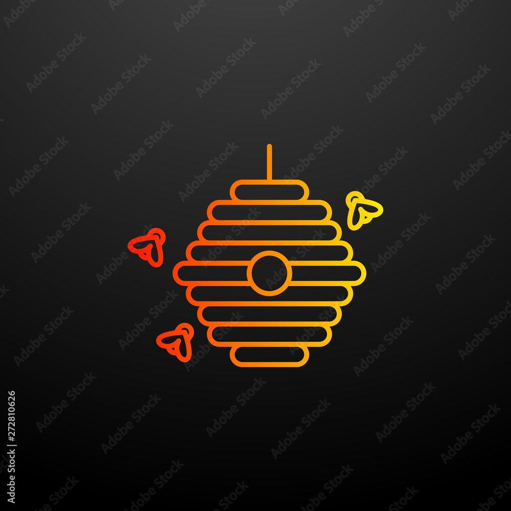 Aufkleber hive nolan icon. elements of autumn set. simple icon for websites, web design, mobile app, info grap