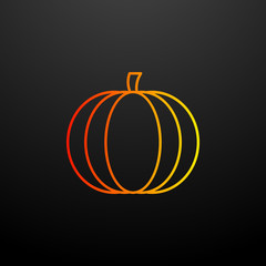 pumpkin nolan icon. Elements of autumn set. Simple icon for websites, web design, mobile app, info graphics
