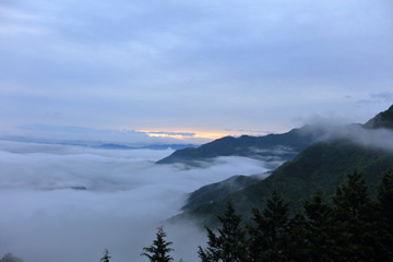 秩父三峰神社の雲海