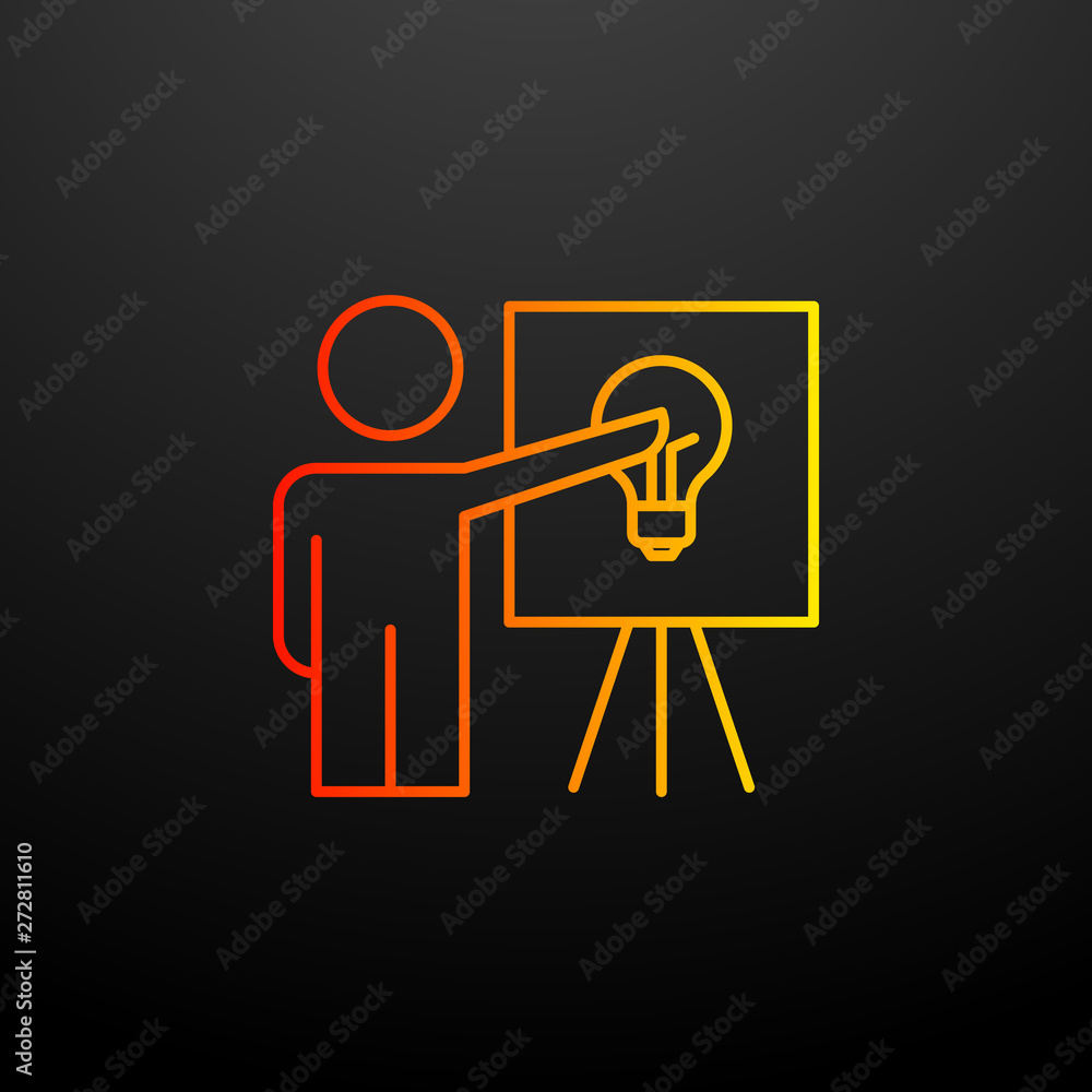 Aufkleber presentation of cost reduction nolan icon. elements of business organisation set. simple icon for we