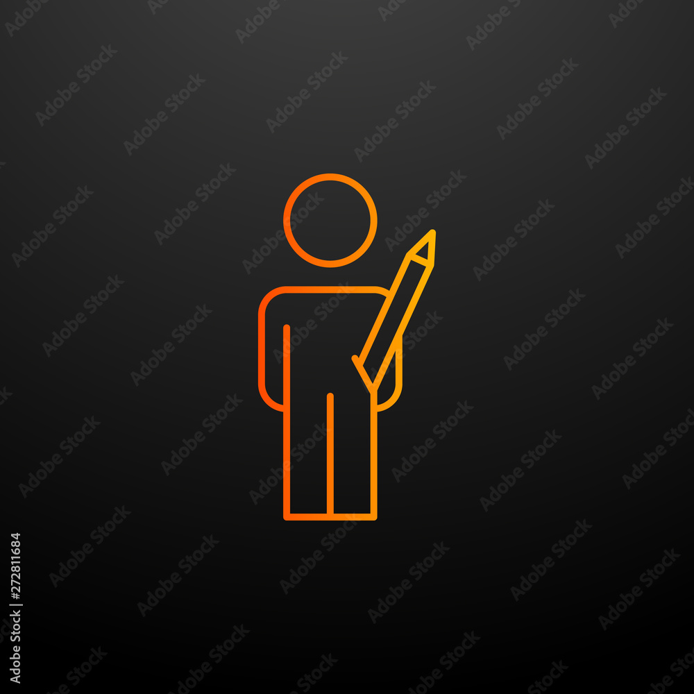 Poster design nolan icon. elements of business organisation set. simple icon for websites, web design, mobi