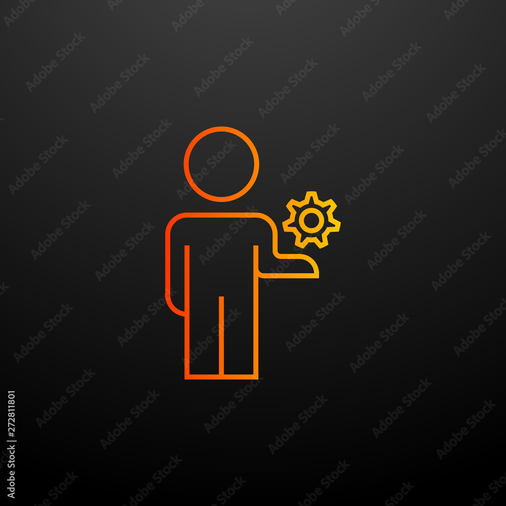 Aufkleber mechanism of work nolan icon. elements of business organisation set. simple icon for websites, web d