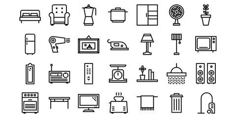 Household Icon Set