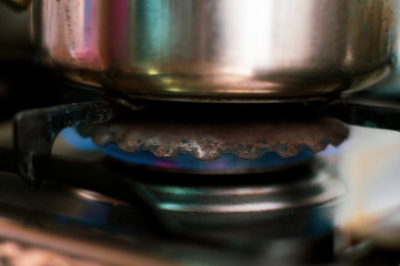 El fuego de la cocina