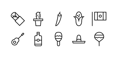 Mexico Icon Set