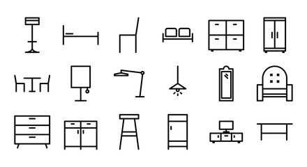 Furniture Icon Set