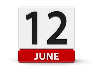 Cubes calendar 12th June