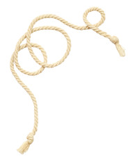 Twisted beige rope