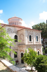 Fototapeta na wymiar Orthodox Church on Samos in Greece