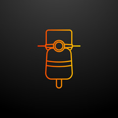 Delivery nolan icon. Elements of global logistics set. Simple icon for websites, web design, mobile app, info graphics