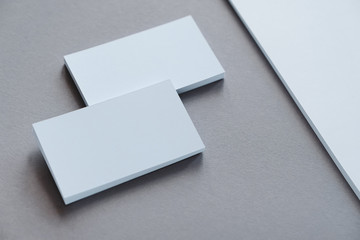 Empty business cards
