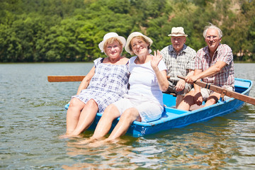 Aktive Senioren Gruppe macht eine Bootstour © Robert Kneschke