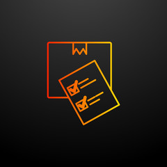 Transport  list nolan icon. Elements of global logistics set. Simple icon for websites, web design, mobile app, info graphics