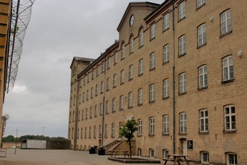 old prison building in the city