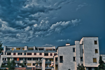 Sturm über der Stadt