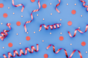 Colorful decorative birthday elements