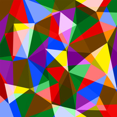 Abstract colorful polygon background
