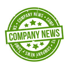 Company News Stamp. Eps10 Vector Badge.