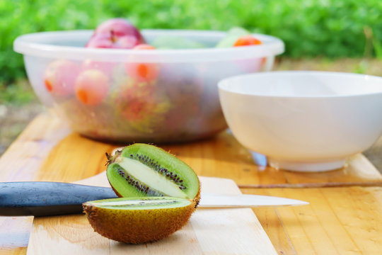 Close up giwi fruit for healthy concept