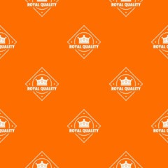 Obraz premium Royal quality pattern vector orange for any web design best